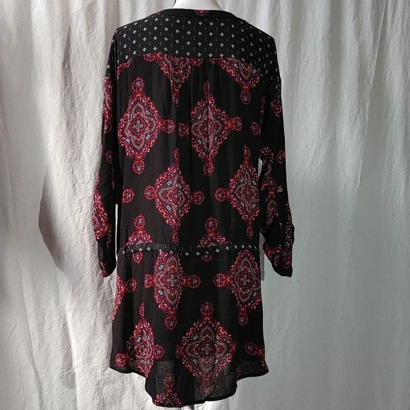 En Elly/Stitch Fix Abey Tie Waist Tunic Top - Picture 2 of 9